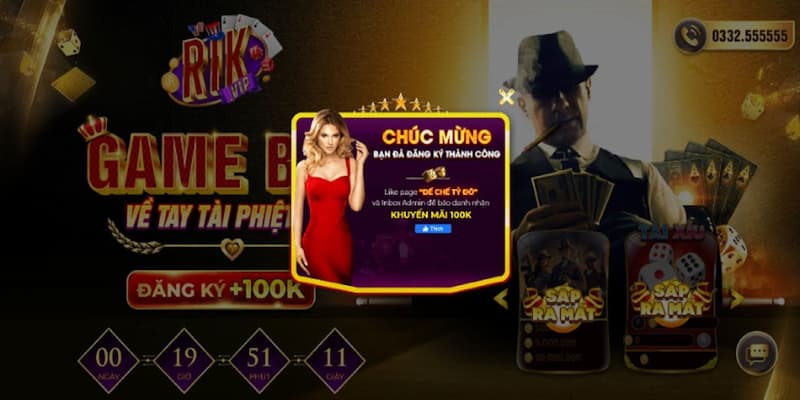 Các hình thức khuyến mãi thành viên mới rikvip đang áp dụng